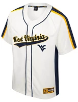 Colosseum Men's West Virginia Mountaineers Cream Ruth Replica Baseball Jersey