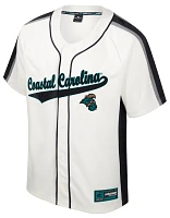 Colosseum Youth Coastal Carolina Chanticleers Cream Ruth Replica Baseball Jersey