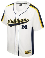 Colosseum Youth Michigan Wolverines Cream Ruth Replica Baseball Jersey