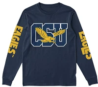 Tones of Melanin Coppin State Eagles Blue Concert Long Sleeve T-Shirt