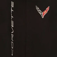 JH Design Corvette Black Twill Racing Jacket