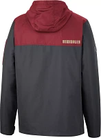 Colosseum Men's Florida State Seminoles Grey Hooded Windbreaker