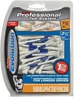 Pride PTS Evolution 1.5'' & 3.25'' White Golf Tees - 50 Pack