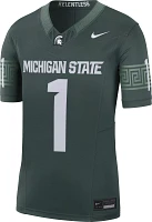 Nike Men's Michigan State Spartans #1 Green Dri-FIT Limited VF Football Jersey