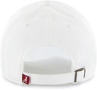 ‘47 Men's Alabama Crimson Tide Clean Up Adjustable White Hat