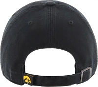 ‘47 Men's Iowa Hawkeyes Black Clean Up Adjustable Hat