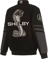 JH Design Shelby Black Twill Racing Jacket