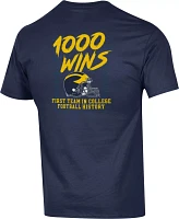 Champion Men's Michigan Wolverines Navy 1000 Wins T-Shirt