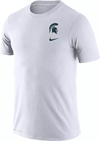 Nike Men's Michigan State Spartans White Dri-FIT Cotton DNA T-Shirt