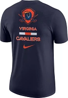 Nike Men's Virginia Cavaliers Blue Dri-FIT Cotton DNA T-Shirt