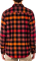 Hurley Men's Portland Flannel Long Sleeve Shirt