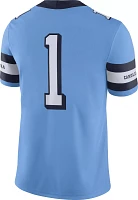 Nike Men's North Carolina Tar Heels #1 Blue Throwback Game Football Jersey