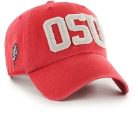 ‘47 Men's Ohio State Buckeyes Scarlet Hand Off Clean Up Adjustable Hat