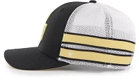 '47 Men's Colorado Buffaloes Black Straight 8 Trucker Adjustable Hat