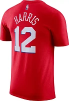 Nike Men's Philadelphia 76ers Tobias Harris #12 Red Icon T-Shirt