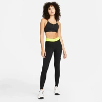 Nike Pro Women's Mid-Rise Mesh-Paneled Leggings