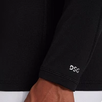 DSG Men's Cold Weather Compression Mock Neck Long Sleeve Shirt