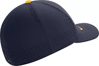 Nike Men's West Virginia Mountaineers Blue AeroBill Swoosh Flex Classic99 Football Sideline Hat