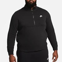 Nike Men's Sportswear Club Brushed-Back 1/2 Zip Pullover Sweatshirt