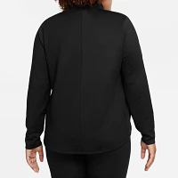 Nike Women's One Therma-FIT Long-Sleeve 1/2-Zip Top