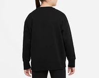 Nike Girls' Sportswear Club Fleece Crewneck Sweatshirt