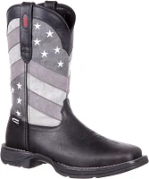 Durango Men's Faded Black Flag Western Boots