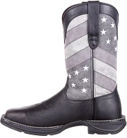 Durango Men's Faded Black Flag Western Boots