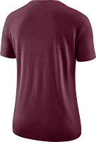 Nike Women's Virginia Tech Hokies Maroon Logo Crew T-Shirt