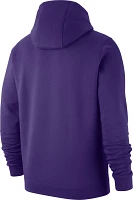 Nike Men's LSU Tigers Purple Club Fleece Futura Pullover Hoodie