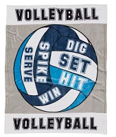 DICK'S Sporting Goods Volleyball Plush Sport Throw Blanket