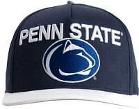 Dyme Lyfe Men's Penn State Nittany Lions Navy Colorblock Logo Snapback