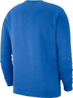 Nike Men's UCLA Bruins True Blue Club Fleece Crew Neck Sweatshirt