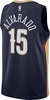 Nike Men's New Orleans Pelicans Jose Alvarado #15 Navy Dri-FIT Swingman Jersey