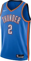 Nike Men's Oklahoma City Thunder Shai Gilgeous-Alexander #2 Blue Dri-FIT Swingman Jersey