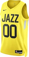 Nike Men's Utah Jazz Jordan Clarkson #0 Yellow Dri-FIT Swingman Jersey