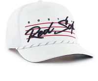 '47 Brand Adult Boston Red Sox White Downburst Hitch Adjustable Hat