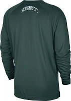 Nike Men's Michigan State Spartans Green Spotlight Basketball Long Sleeve T-Shirt