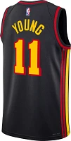 Jordan Men's Atlanta Hawks Trae Young #11 Black Dri-FIT Swingman Jersey