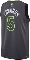 Nike Men's Minnesota Timberwolves Anthony Edwards #1 Grey Dri-FIT Swingman Jersey