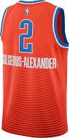 Jordan Men's Oklahoma City Thunder Shai Gilgeous-Alexander #2 Orange Dri-FIT Swingman Jersey