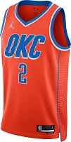 Jordan Men's Oklahoma City Thunder Shai Gilgeous-Alexander #2 Orange Dri-FIT Swingman Jersey