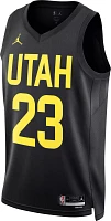 Nike Men's Utah Jazz Lauri Markkanen #23 Black Dri-FIT Swingman Jersey