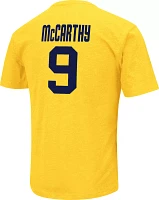 Colosseum Men's Michigan Wolverines J.J. McCarthy #9 Maize T-Shirt