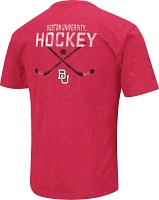 Colosseum Men's Boston University Terriers Red Hockey Playbook T-Shirt