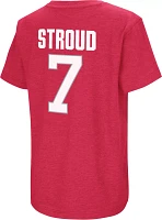 Colosseum Youth Ohio State Buckeyes Scarlet CJ Stroud #7 T-Shirt