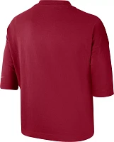 Nike Women's Alabama Crimson Tide Crimson Dri-FIT Cropped T-Shirt