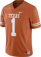 Nike Men's Texas Longhorns #1 Burnt Orange Dri-FIT Game Football Jersey