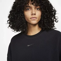 Nike Sportswear Women's Plush Oversized Crew-Neck Mod Crop Sweatshirt