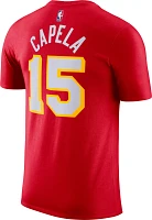 Nike Men's Atlanta Hawks Clint Capela #15 Red T-Shirt