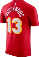 Nike Men's Atlanta Hawks Bogdan Bogdanovic #13 Red T-Shirt